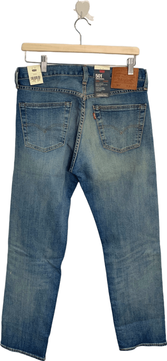 Levi's Blue 501 Original Stretch Extensible Jeans W30 L32 - Reliked
