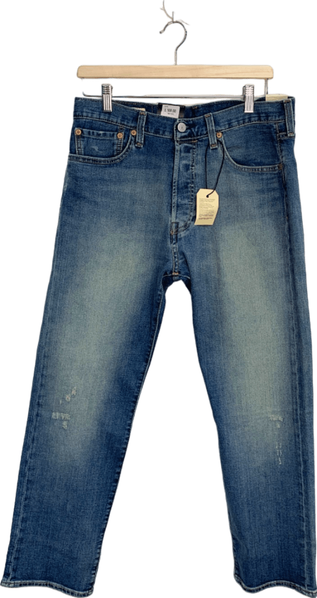 Levi's Blue 501 Original Stretch Extensible Jeans W32 L30 - Reliked