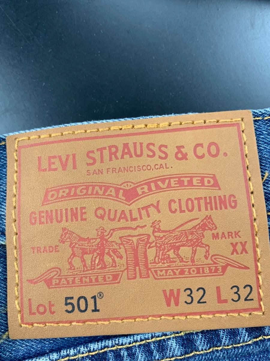 Levi's Blue 501 Original Stretch Jeans W32 L32 - Reliked
