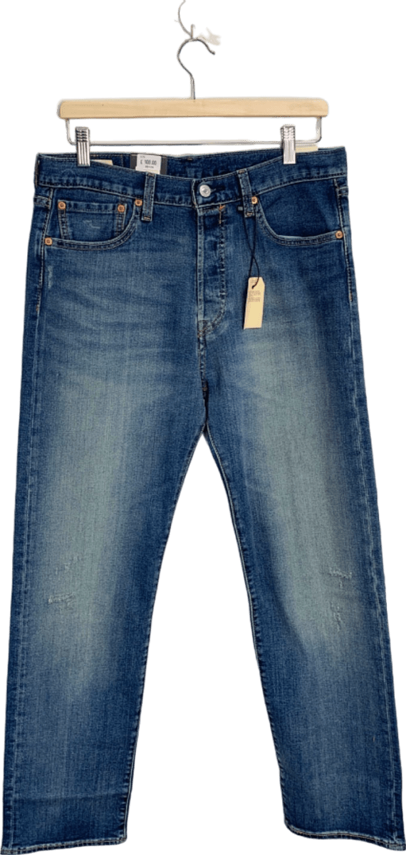 Levi's Blue 501 Original Stretch Jeans W32 L32 - Reliked