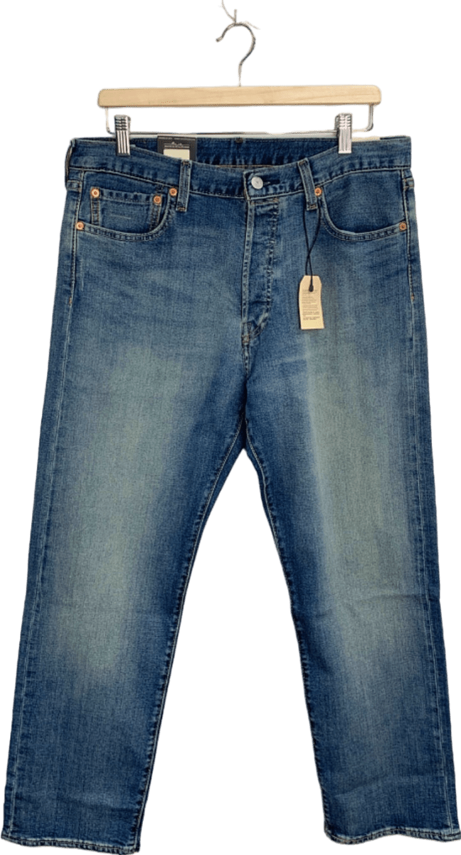 Levi's Blue 501 Original Stretch Jeans W34 L30 - Reliked