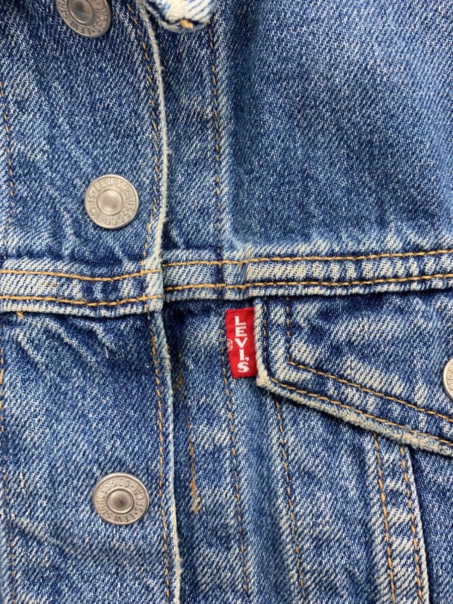 Levi's Blue Denim Vest UK S - Reliked