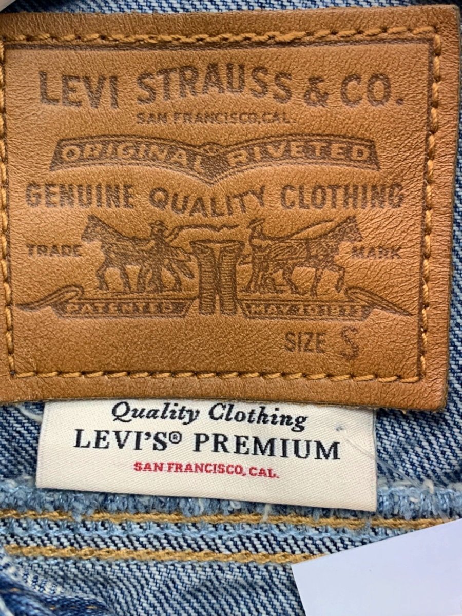 Levi's Blue Denim Vest UK S - Reliked