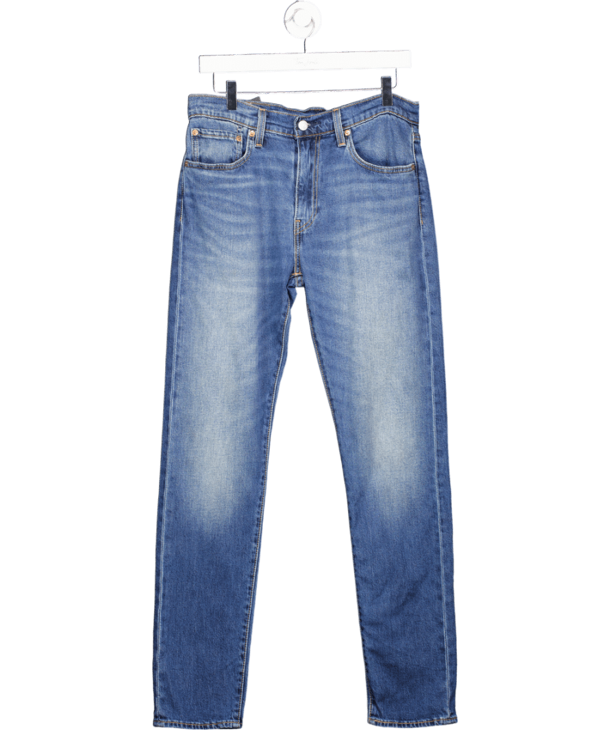 levis Blue Full - length ribcage Jeans W32 - Reliked