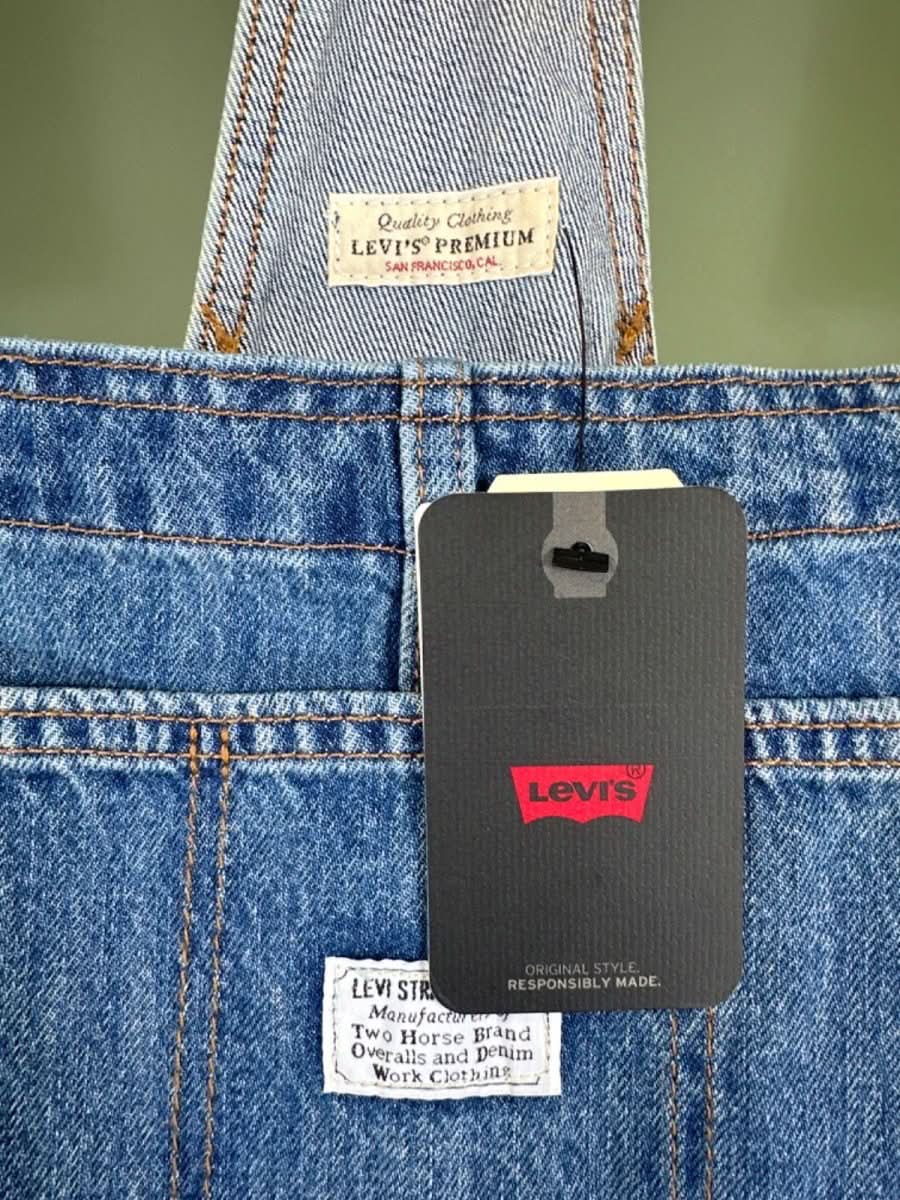 LEVIS Blue Vintage denim Dungarees UK XS - Reliked