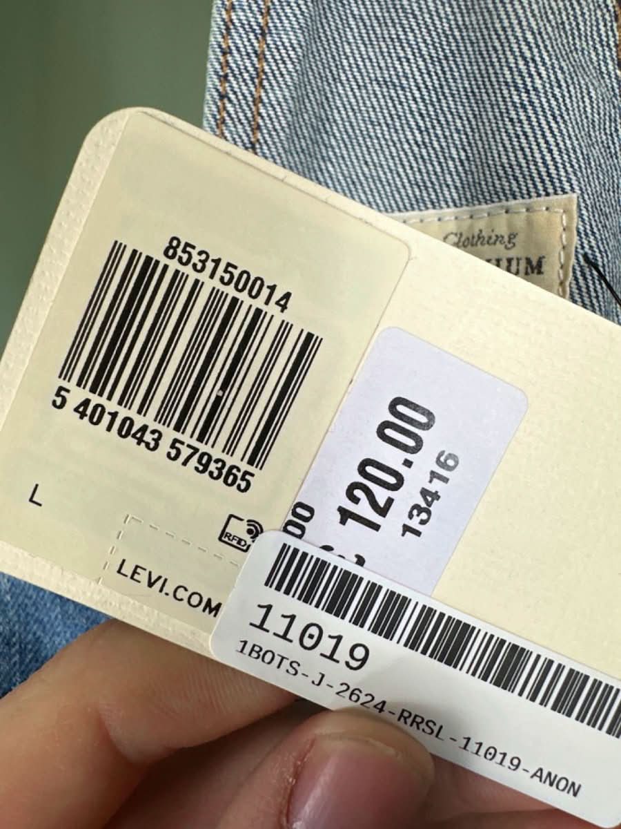 LEVIS Blue Vintage denim Dungarees UK XS - Reliked