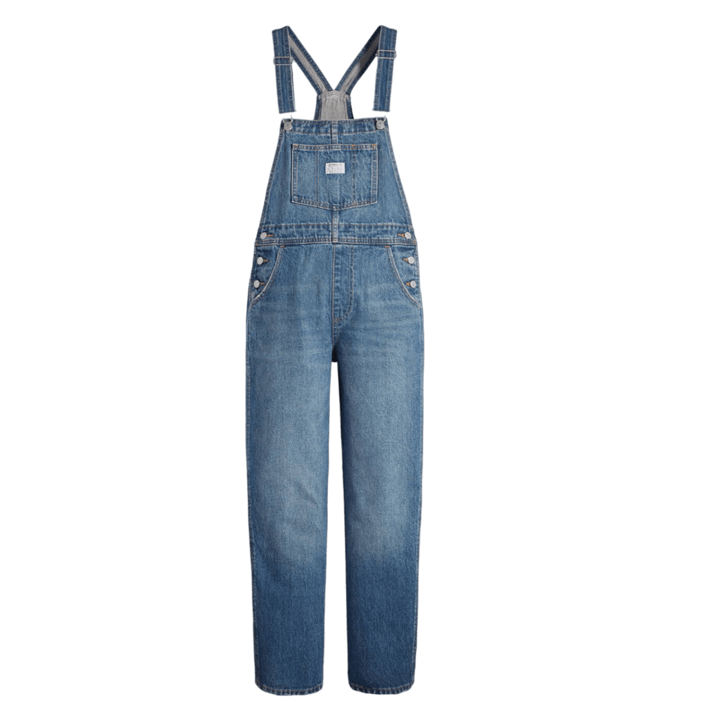 LEVIS Blue Vintage denim Dungarees UK XS - Reliked