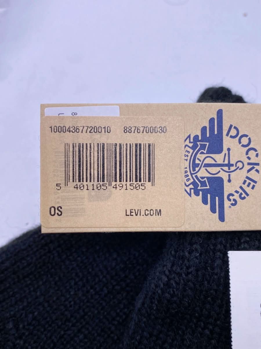 Levis Dockers Black Knit Gloves OneSize - Reliked