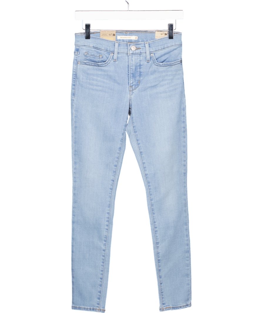 LEVI'S Light Blue 311 Shaping Skinny Jeans L28 W25 - Reliked