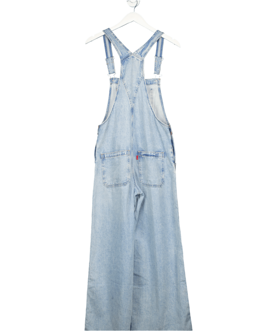 LEVI'S Light Blue Vintage Denim Overalls / Dungarees UK S - Reliked