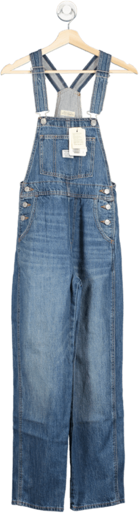 Levi's Originals Vintage Blue Denim Dungarees UK XXS - Reliked