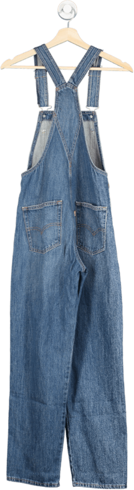 Levi's Originals Vintage Blue Denim Dungarees UK XXS - Reliked