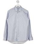 Liberty of London Pale Blue Ditsy Floral Lawn Cotton Shirt UK XS - Reliked
