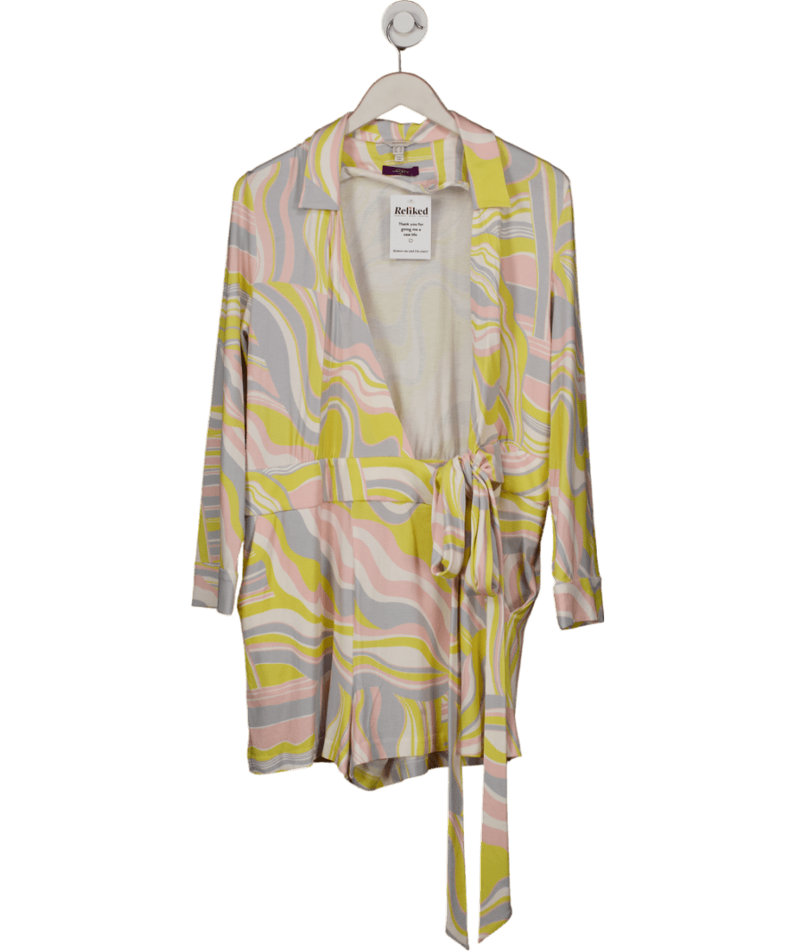 Liberty x GANT Multicoloured Printed Wrap Playsuit UK 14 - Reliked