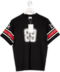 LIFE OF EASE Black Heavyweight Organic Cotton Loe 89 Tee UK S - Reliked