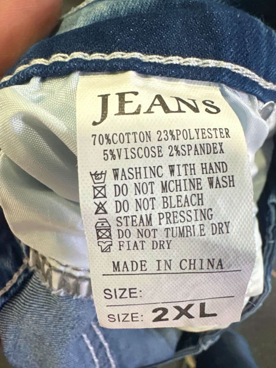 Light Blue Jeans UK 2XL - Reliked