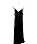 LilySilk Brown Brenna Velvet Dress UK 6 - Reliked
