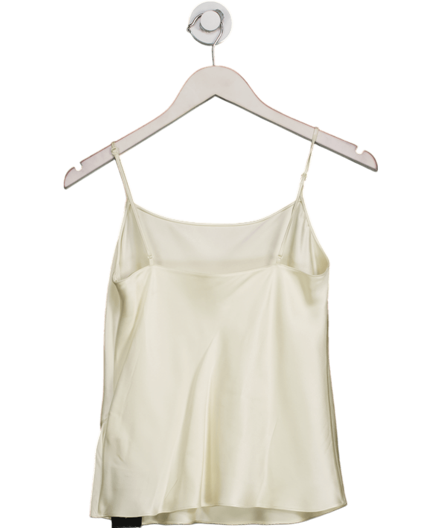 LilySilk Champagne Beige 100% Mulberry Silk Cami Top UK XS - Reliked
