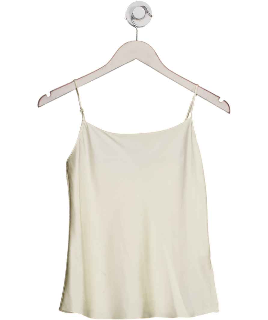LilySilk Champagne Beige 100% Mulberry Silk Cami Top UK XS - Reliked