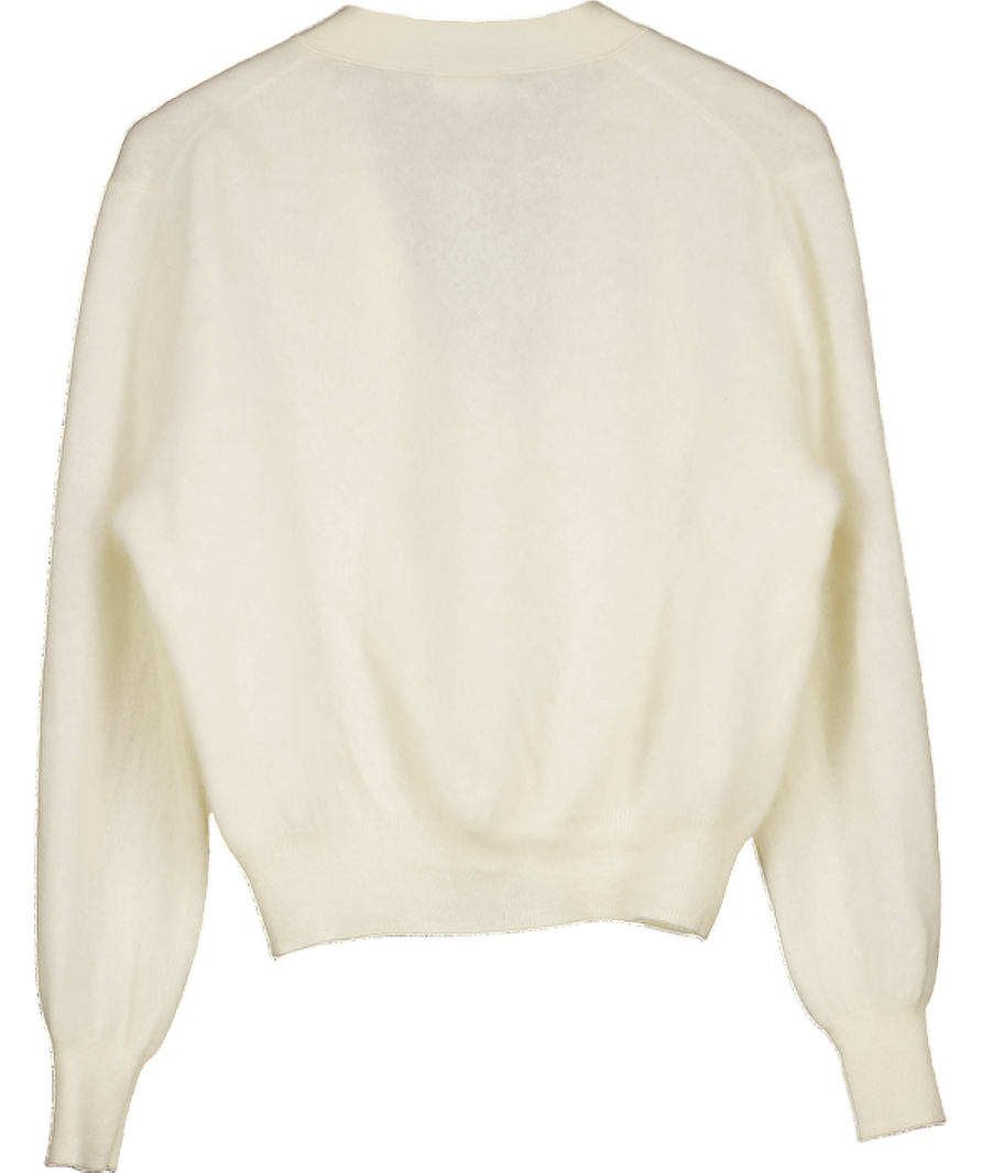 LilySilk Cream 100% Cashmere Hestia Cardigan UK S - Reliked