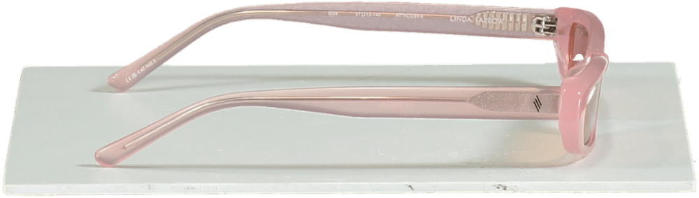 Linda Farrow x The Attico Thea Angular Sunglasses in Pink - Reliked