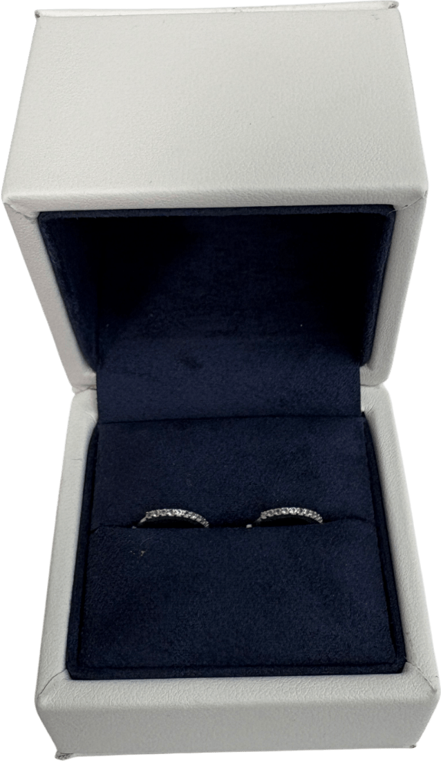 Linjer Silver Huggie Hoop Earrings - Reliked