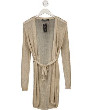 Lioness Metallic Take Me To Rio Mini Dress Gold/ Cover Up UK XXS