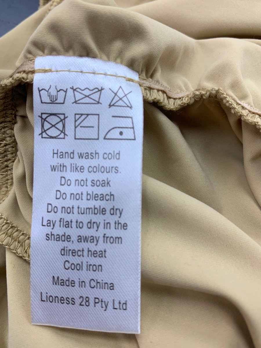 Lioness Pale Khaki Oui Oui Mini Dress UK XS - Reliked