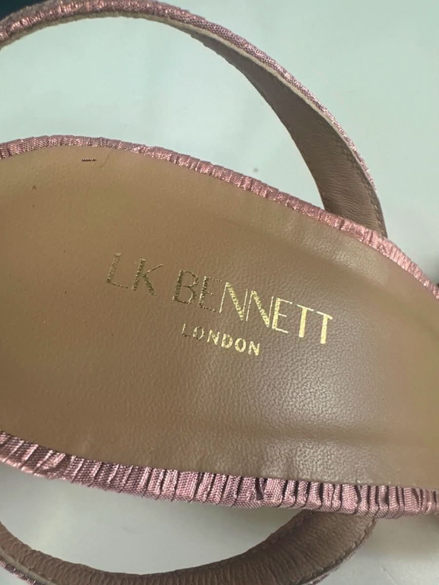 LK Bennett Pink Eliana High Heel Sandals 41 UK 8 - Reliked