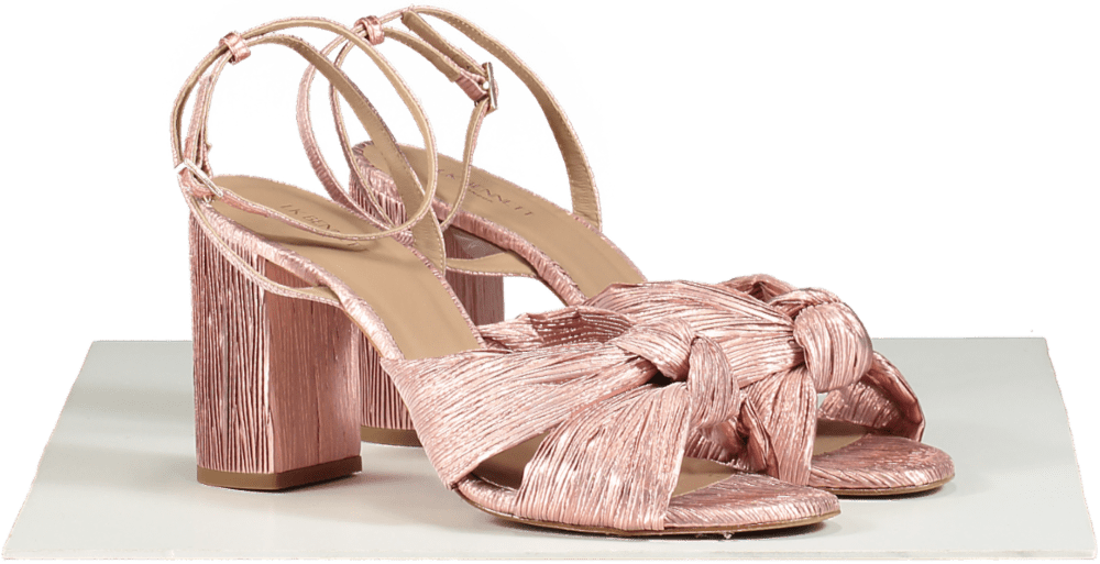 LK Bennett Pink Eliana High Heel Sandals 41 UK 8 - Reliked