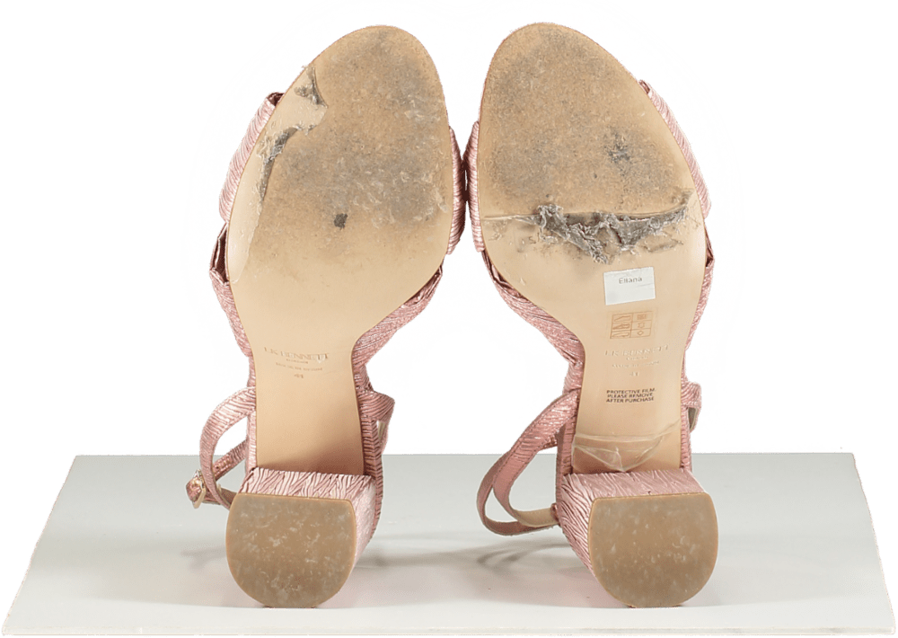 LK Bennett Pink Eliana High Heel Sandals 41 UK 8 - Reliked