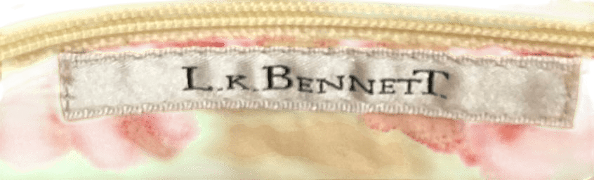 L.K.Bennett Brown Leather Bow Tie Purse - Reliked