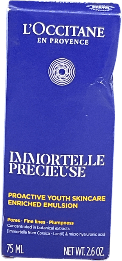 Loccitane Immortelle Precious Emulsion 75ml - Reliked