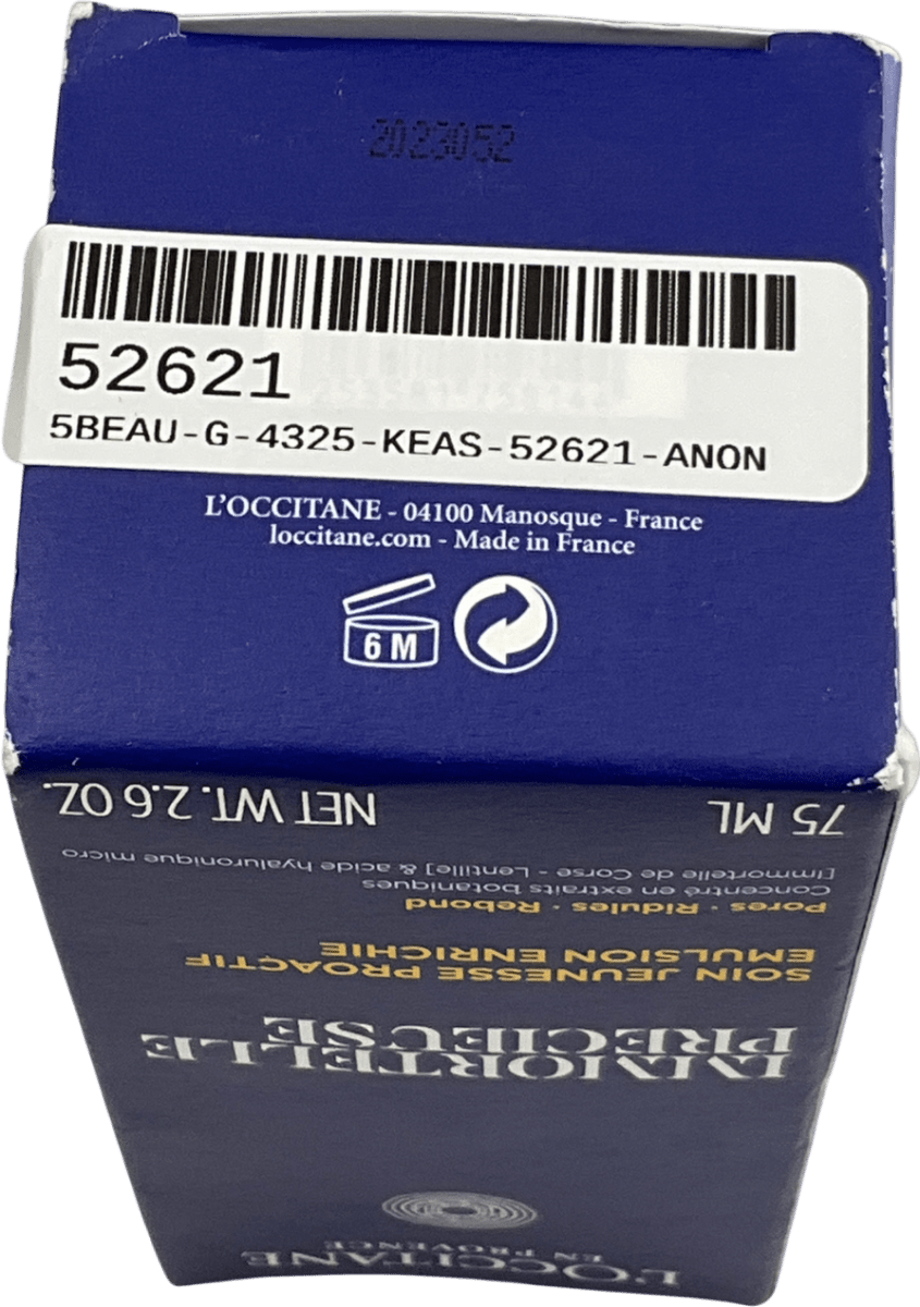 Loccitane Immortelle Precious Emulsion 75ml - Reliked