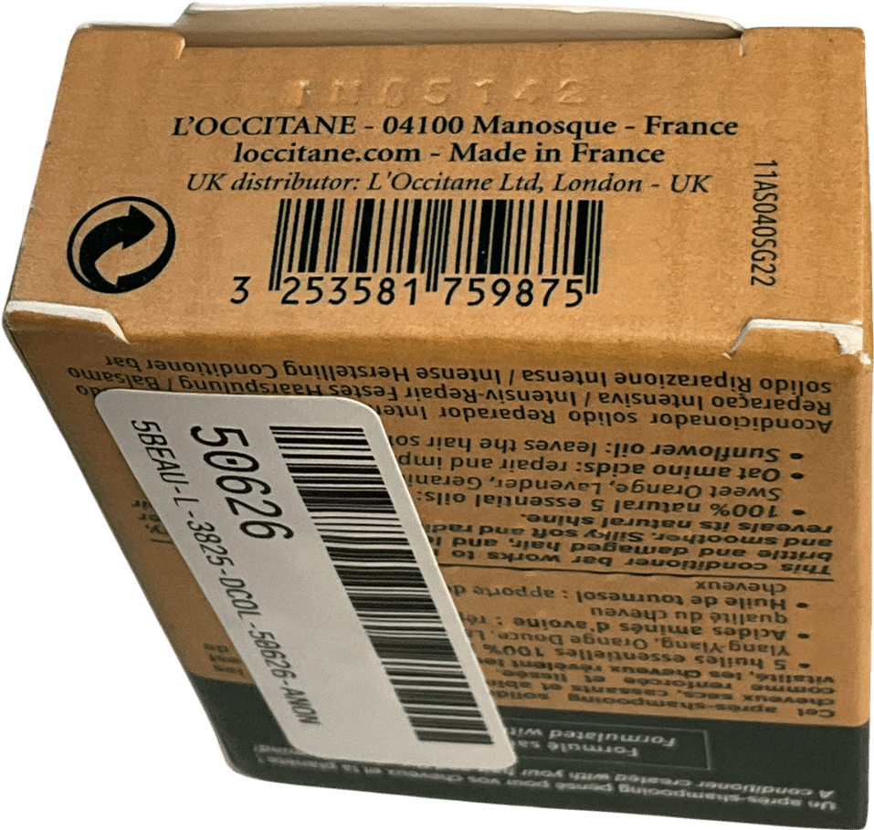 Loccitane Intense Repair Solid Conditioner 40g - Reliked