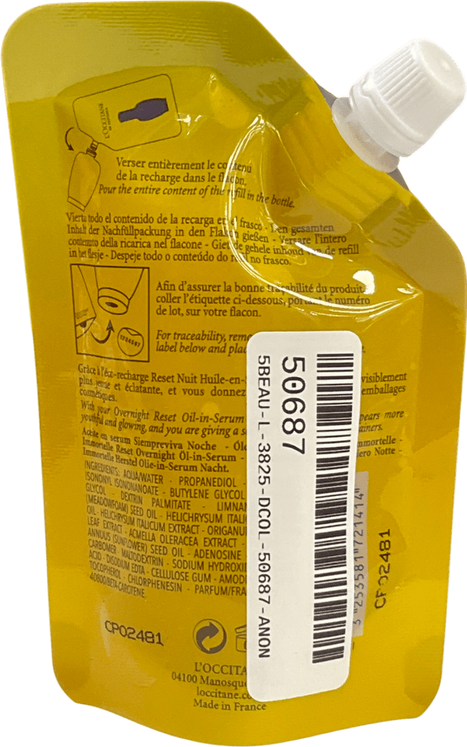 Loccitane Overnight Reset Oil In Serum 50ml - Reliked