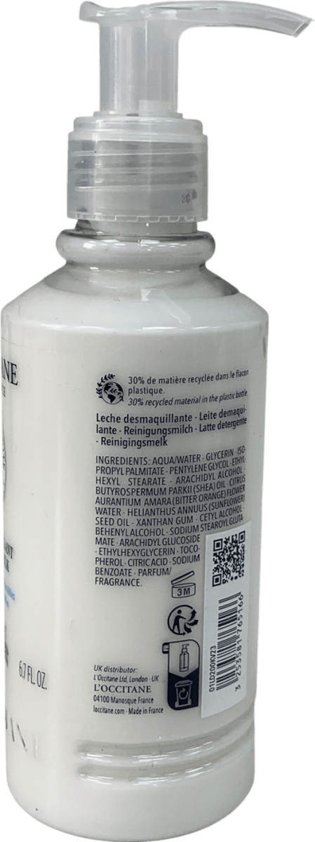 Loccitane Shea Cleansing Milk 200ml - Reliked