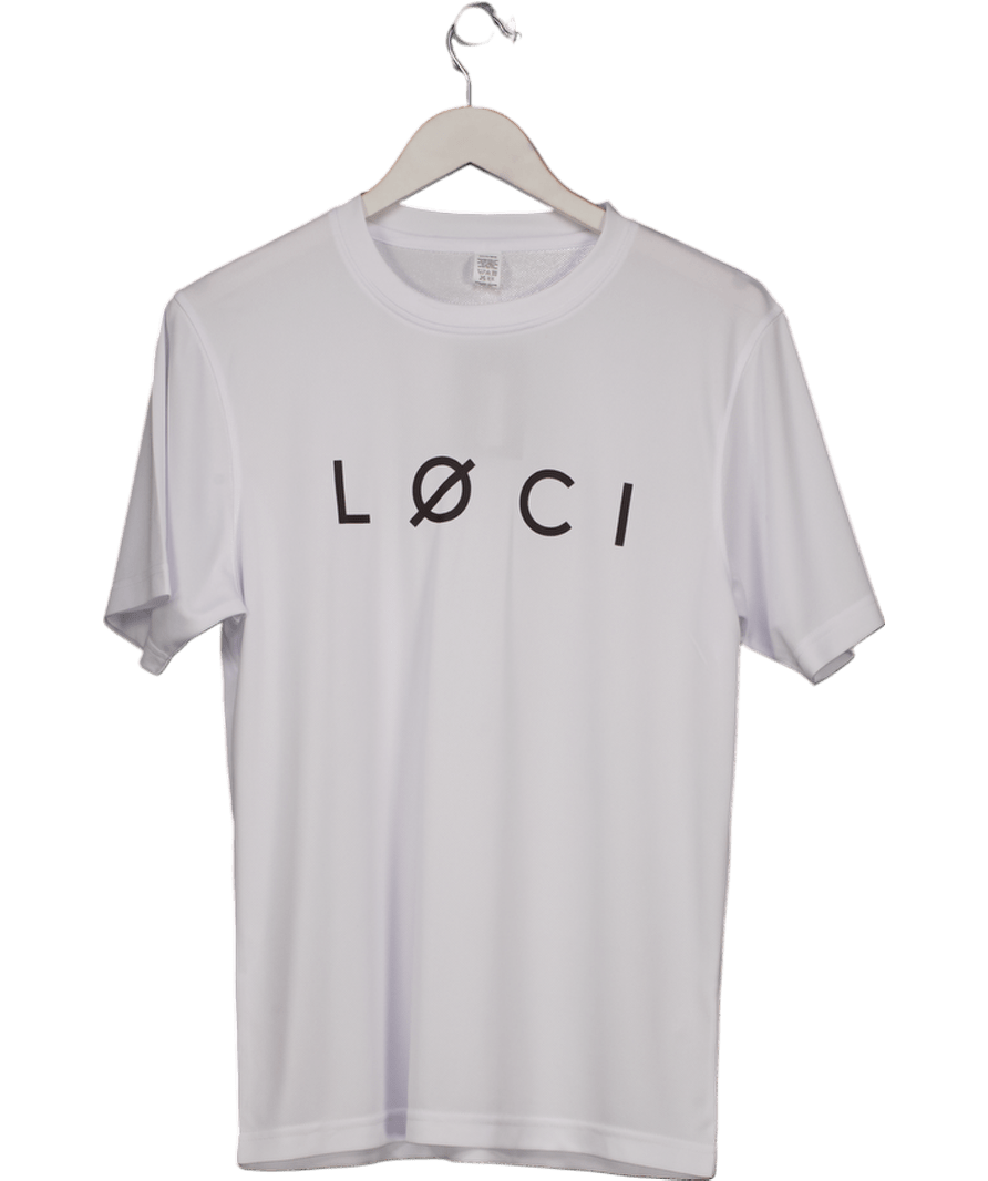 LOCI White Logo T-shirt UK S - Reliked