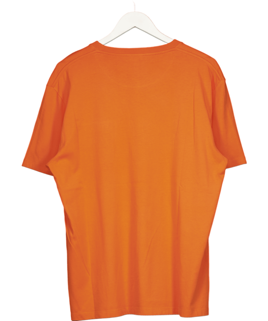 Loewe Orange Debossed Anagram T-shirt UK L - Reliked