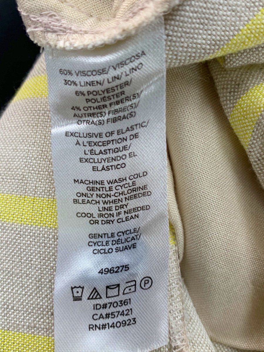 Loft Yellow Stripe Jumpsuit UK S - Reliked