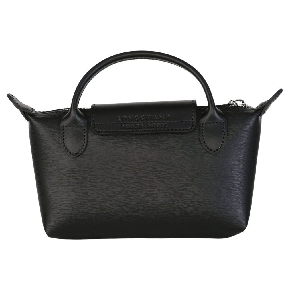 Longchamp Black Le Pliage City Pouch With Handle No Size - Reliked