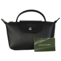 Longchamp Black Le Pliage City Pouch With Handle No Size - Reliked