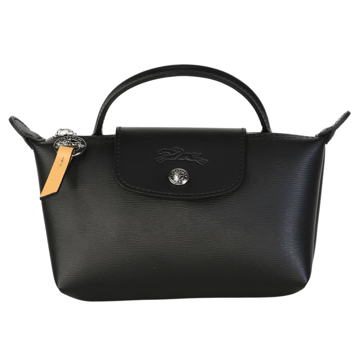 Longchamp Black Le Pliage City Pouch With Handle No Size - Reliked