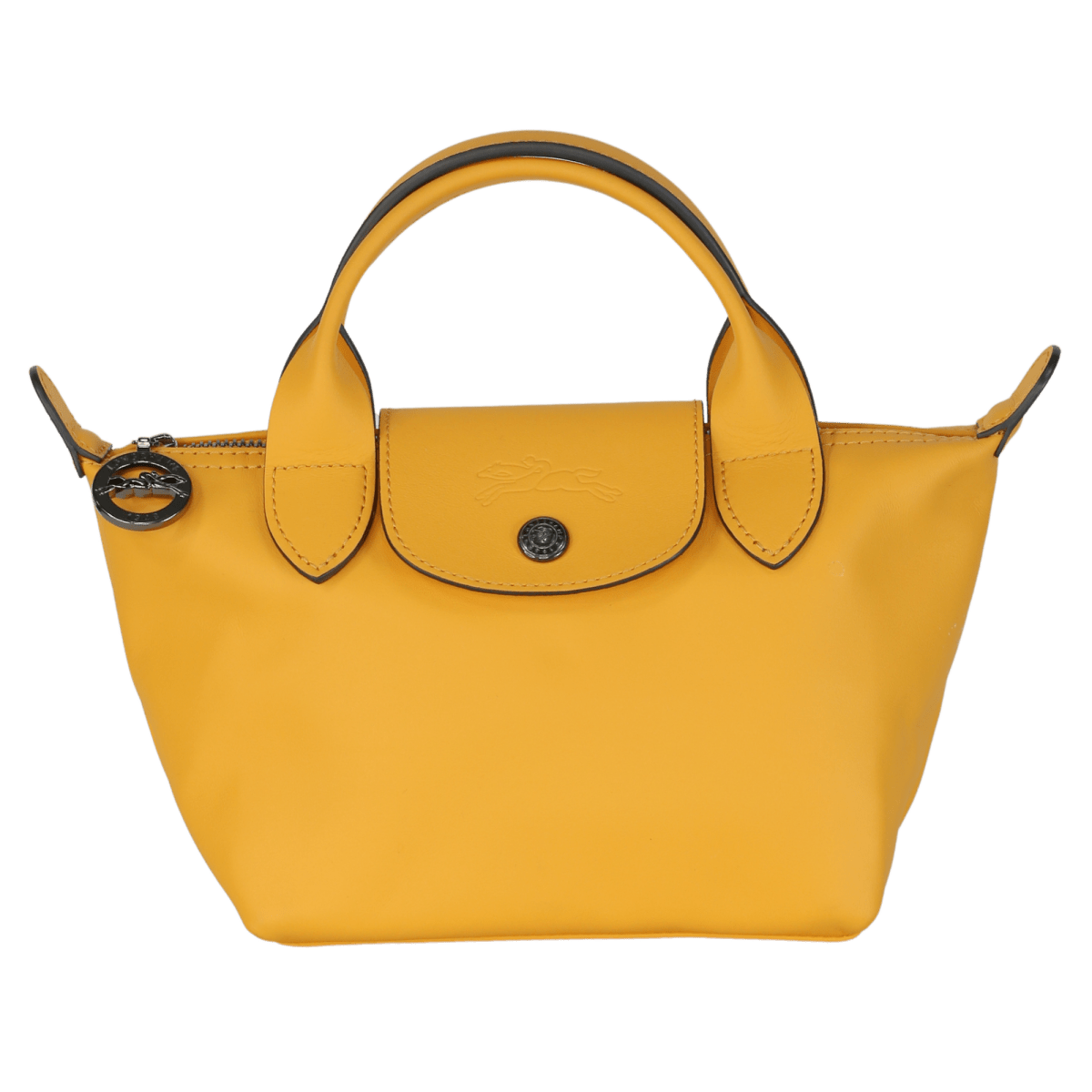 Longchamp Yellow Extra Small Leather Le Pliage Xtra Cross - body Bag No Size - Reliked