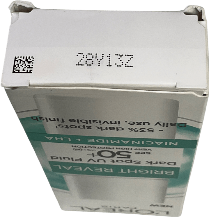 loreal Bright Reveal Dark Spot Uv Fluid Spf 50+ Niacinamide 50ml - Reliked