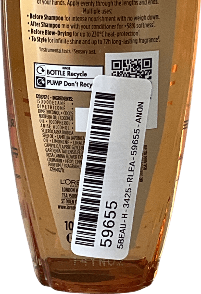 loreal Elvive Extraordinary Oil 100ml - Reliked