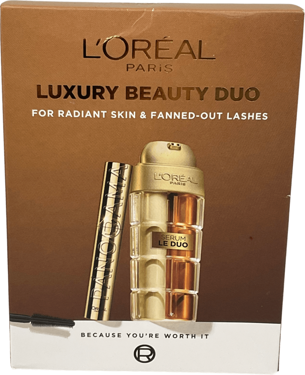 loreal Exclusive Serum Le Duo X Panorama Mascara Beauty Set 30ml - Reliked