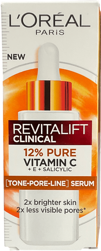 loreal Revitalift Clinical 12% Pure Vitamin C Serum 30ml - Reliked