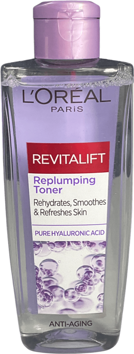 loreal Revitalift Filler [+hyaluronic Acid] Face Toner 200ml - Reliked