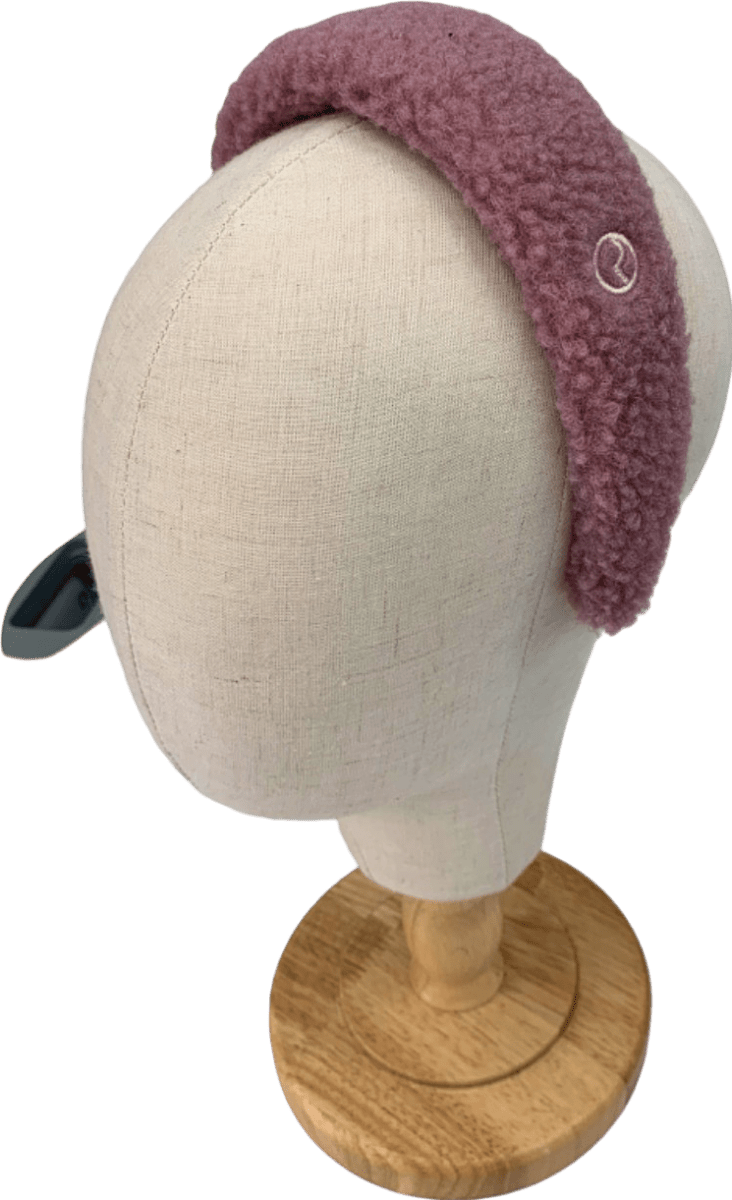 Lorna Drew Pink Shearling Headband - Reliked